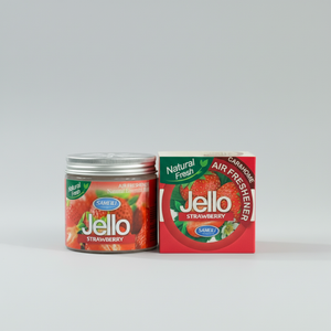 Jello Car Air Freshener – Long-Lasting Gel Fragrance | Odor Eliminator for Cars (Strawberry)