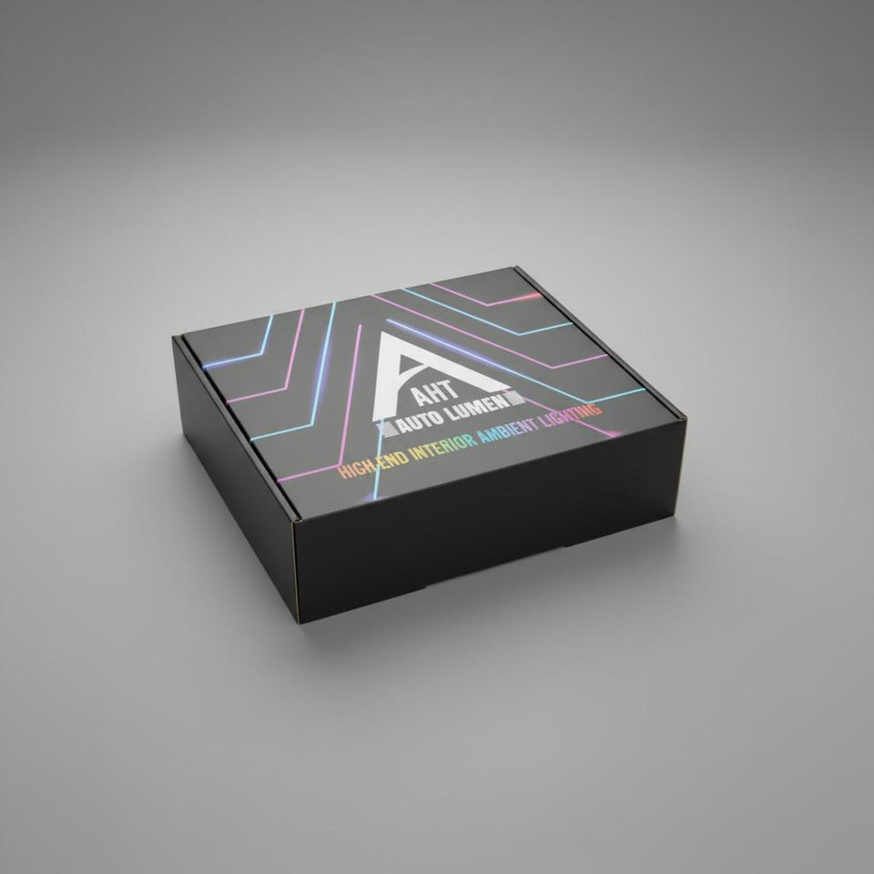 Ambiance Light 10 Pieces – 200+ Music & Color Modes | Car Interior RGB Ambient Lighting Kit