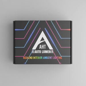 Ambiance Light 10 Pieces – 200+ Music & Color Modes | Car Interior RGB Ambient Lighting Kit