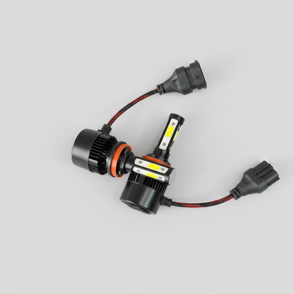 X LED 4-Sided Bright Light – Ultra Bright 360° Car Headlight | High Power LED