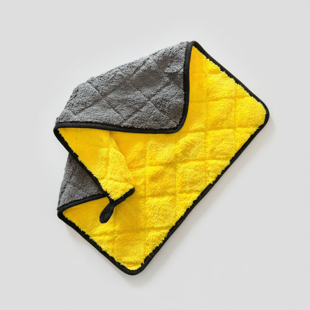 40x40 600 GSM Microfiber Cloth – Ultra-Thick Car Cleaning Towel | High Absorption & Scratch-Free Detailing