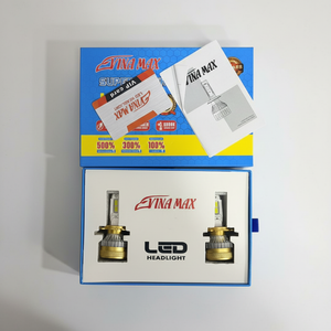 Vinamax 5000W 2-Copper LED Headlight – Ultra Bright High Power | Long-Range Beam