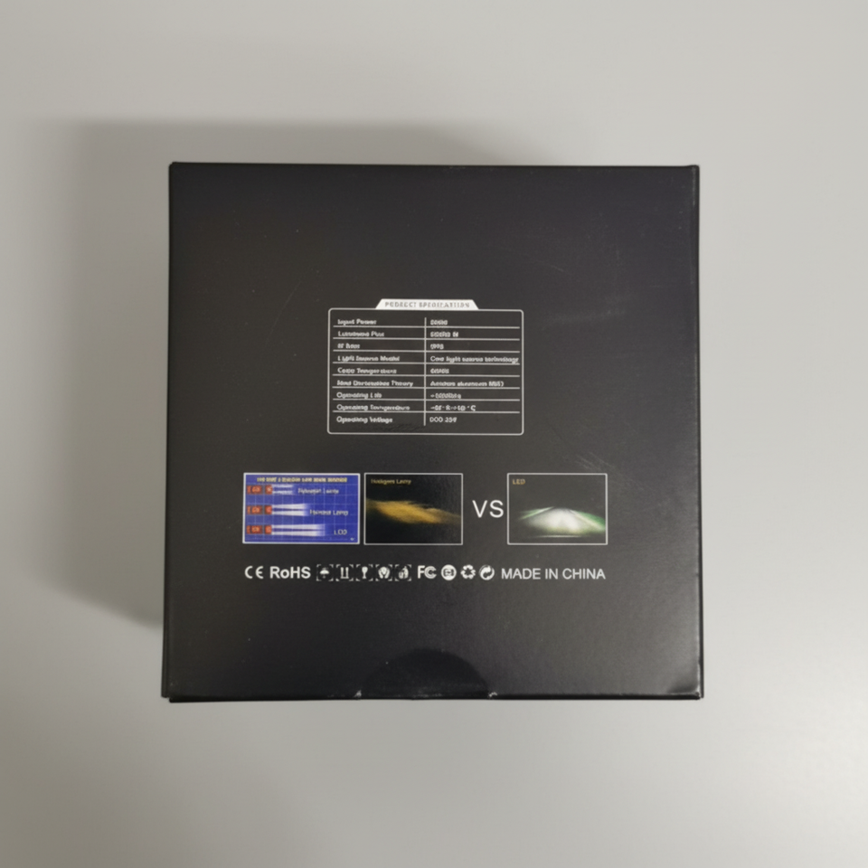 A2000W High Power LED Headlight – 2 Copper Heat Pipes | Ultra Bright, Long-Range & Durable Car Headlamp