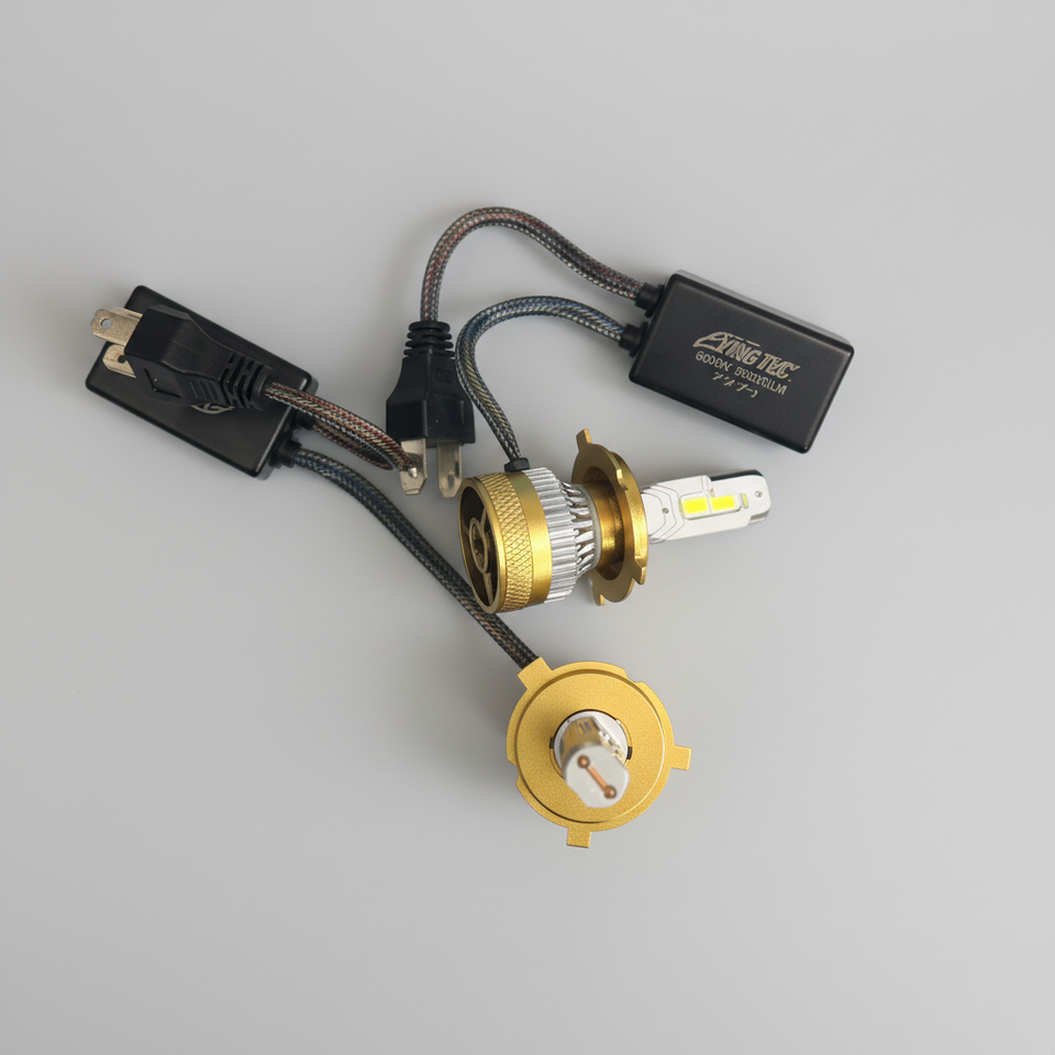 Vinamax 5000W 2-Copper LED Headlight – Ultra Bright High Power | Long-Range Beam