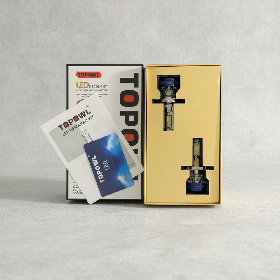 Topowl X120 5-Copper LED Headlight – High Build Quality | Ultra Bright High Power Beam