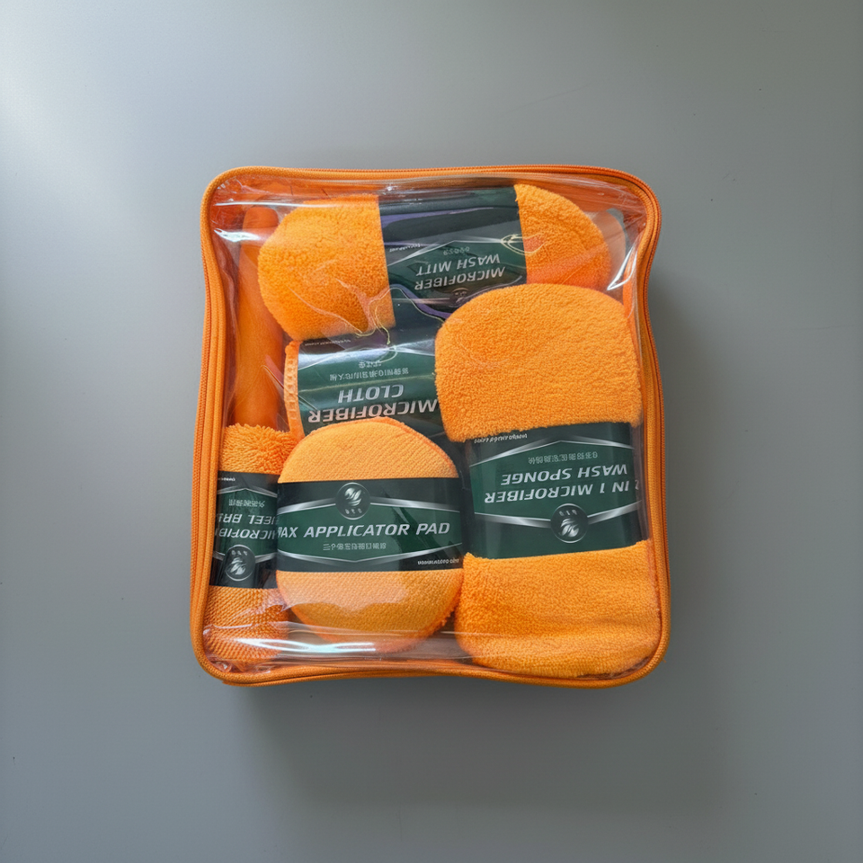 9 Pieces Auto Cleaner DIY Kit – Multi-Functional Car Cleaning Set | Interior & Exterior Detailing Tools